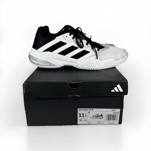 adidas Barricade Men's Athletic Shoes - Black and White
